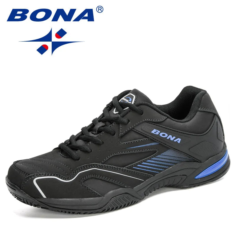 BONA New Designers Table Tennis Shoes Men Indoor Sports Shoes Badminton Sneakers Breathable Sport Footwear Mansculino Comfy
