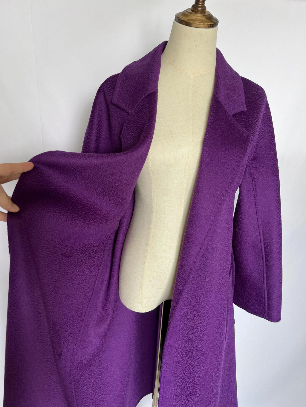 SPECIAL OFFER Cashmere Coat Female Winter Mid-Length Corrugated Coat Black Wool Coat Woman Autumn New Casual Fashion Beige Coat