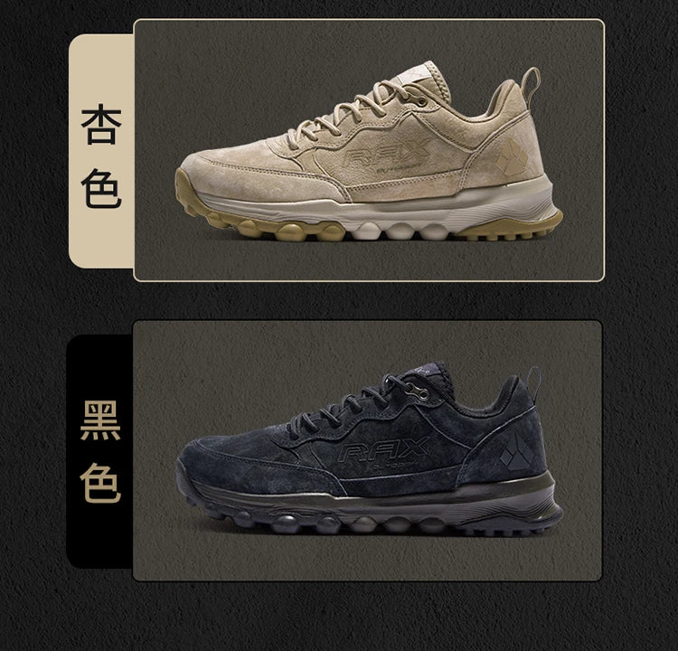 Rax Men's trekking shoes Women's army green trekking boots Breathable mountain climbing camping outdoor sports hunting walking s