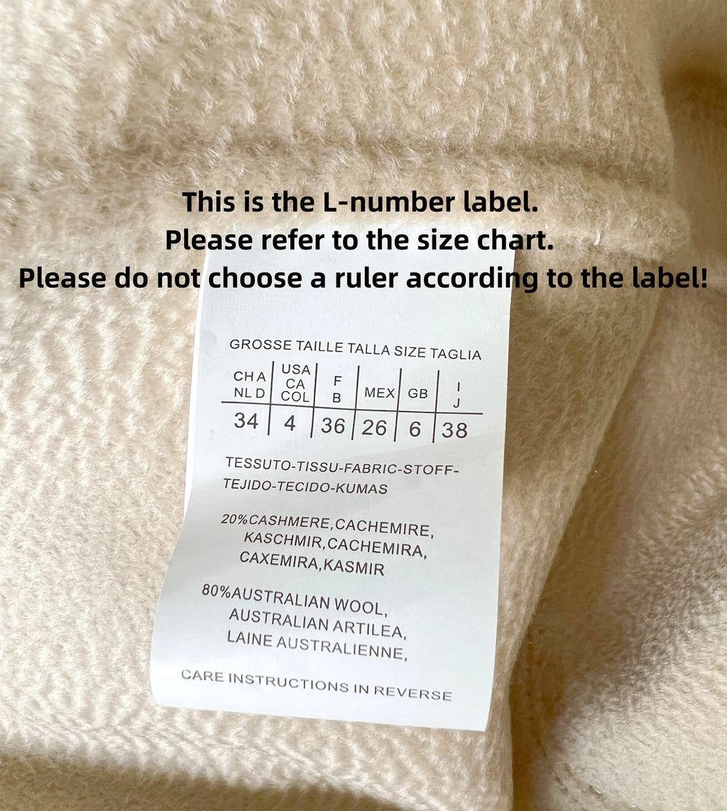 SPECIAL OFFER Cashmere Coat Female Winter Mid-Length Corrugated Coat Black Wool Coat Woman Autumn New Casual Fashion Beige Coat