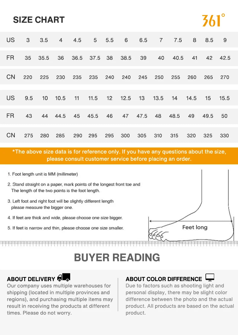 361 Degrees NEW Flame 3.0 Men Running Shoes Marathon Carbon Plate Racing Breathable Cushioning Non-Slip Sneakers Male 672412207