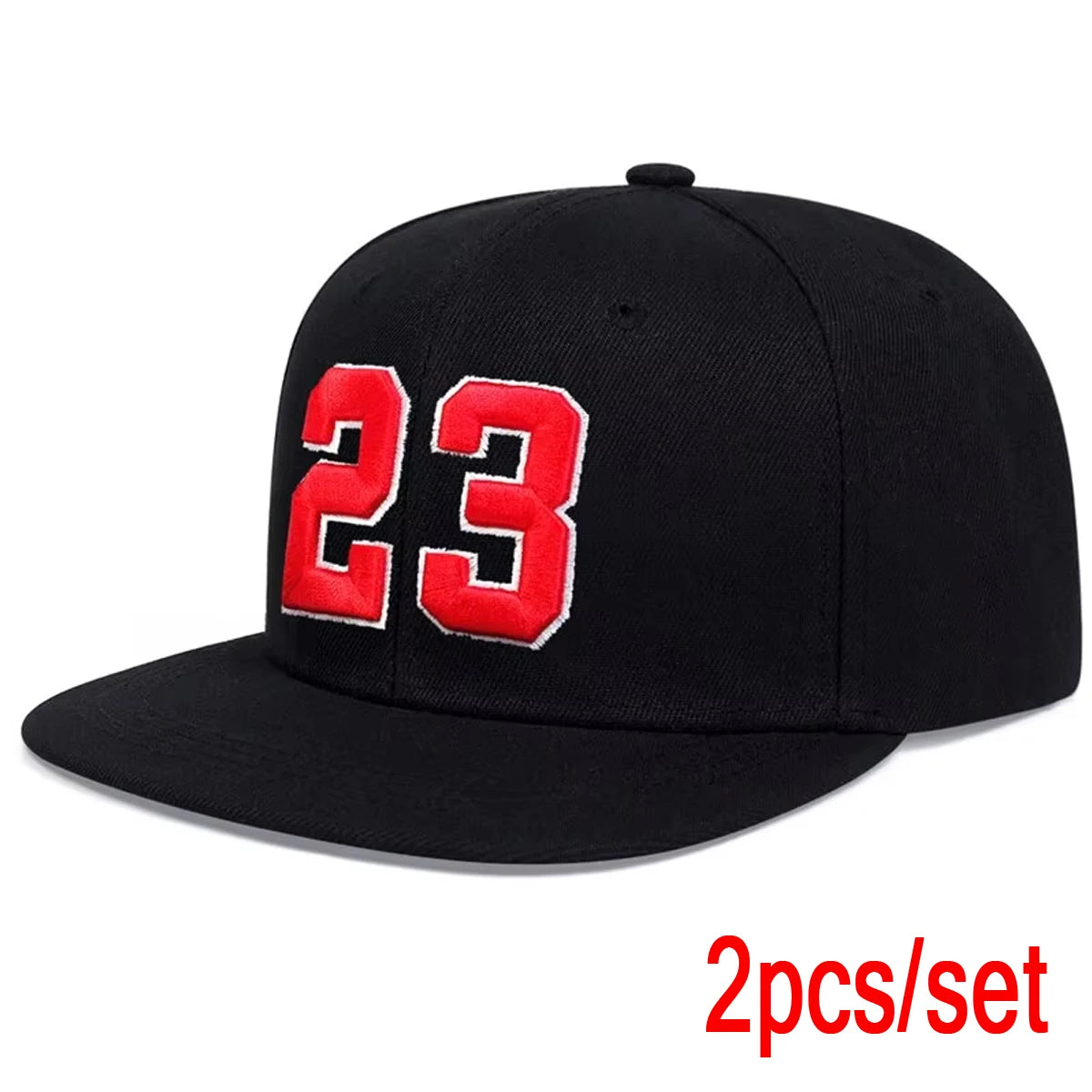 Unisex 23 Embroidery Hip-hop Hats Outdoor Adjustable Casual Baseball Caps Sunscreen Hat
