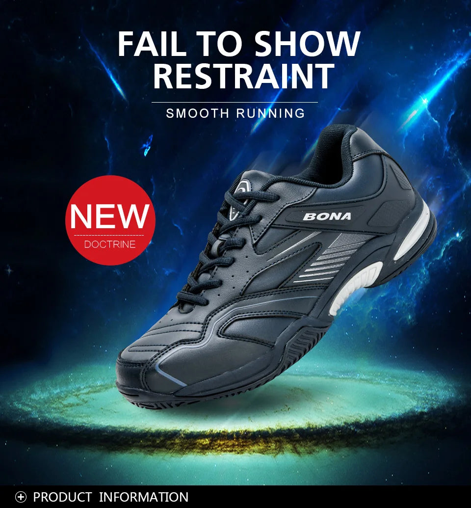 BONA New Designers Table Tennis Shoes Men Indoor Sports Shoes Badminton Sneakers Breathable Sport Footwear Mansculino Comfy