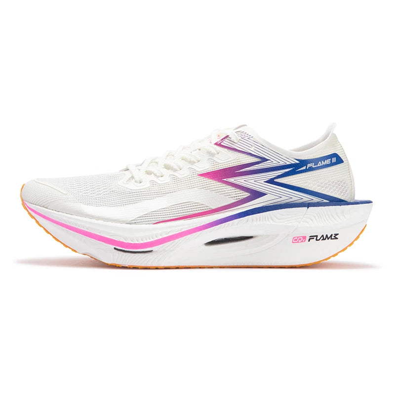 361 Degrees NEW Flame 3.0 Men Running Shoes Marathon Carbon Plate Racing Breathable Cushioning Non-Slip Sneakers Male 672412207