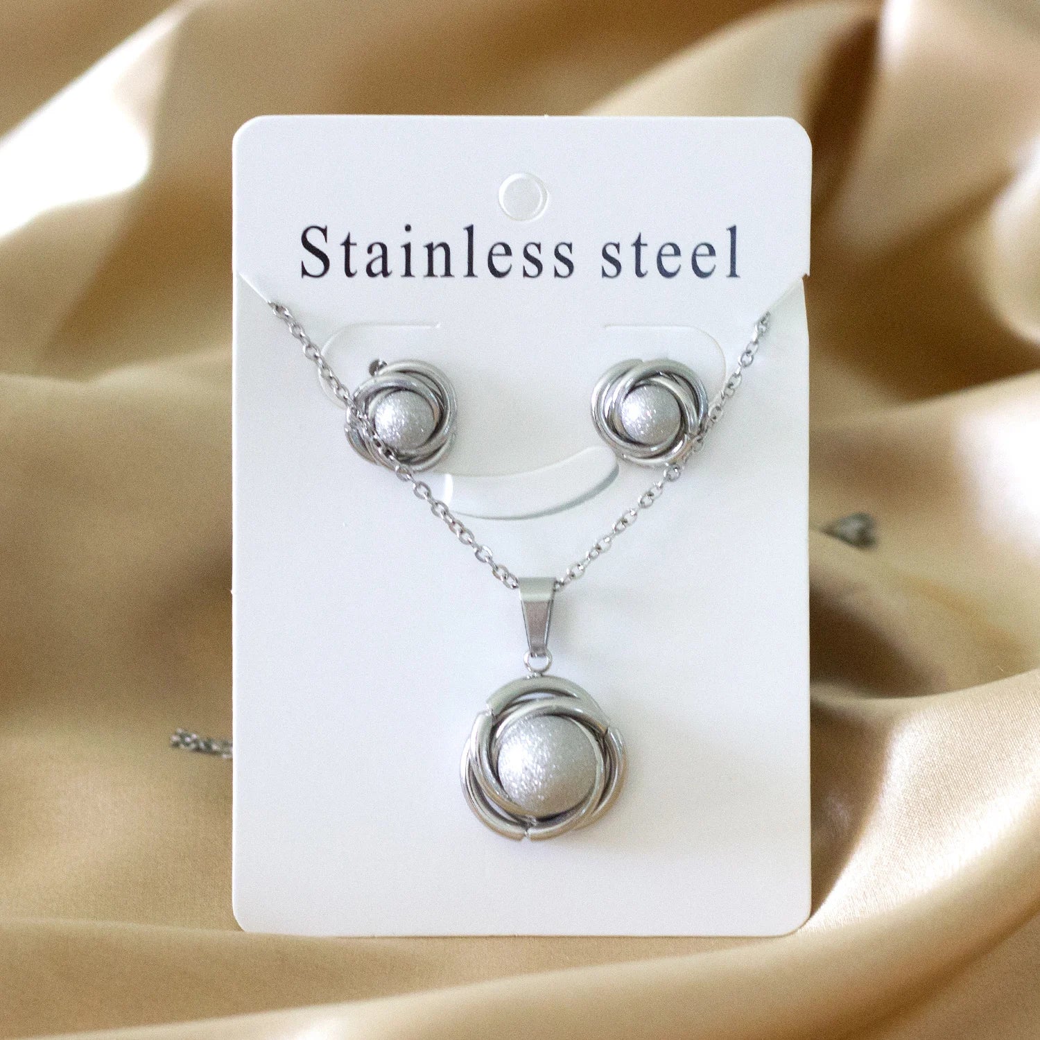 LUXUKISSKIDS Big Tree Of Life Charms Dubai Golden Jewelry Sets For Woman/Men Hippie Round Pendant Set of Necklace Earrings Punk