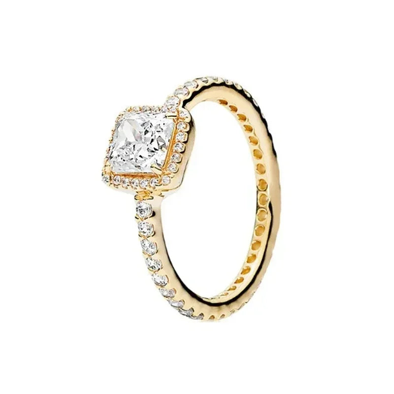 Classic 925 Sterling Silver New Heart shaped Crowns Circulars Ring Light Luxury Exquisite Charm Jewelry Festival Surprise Gift