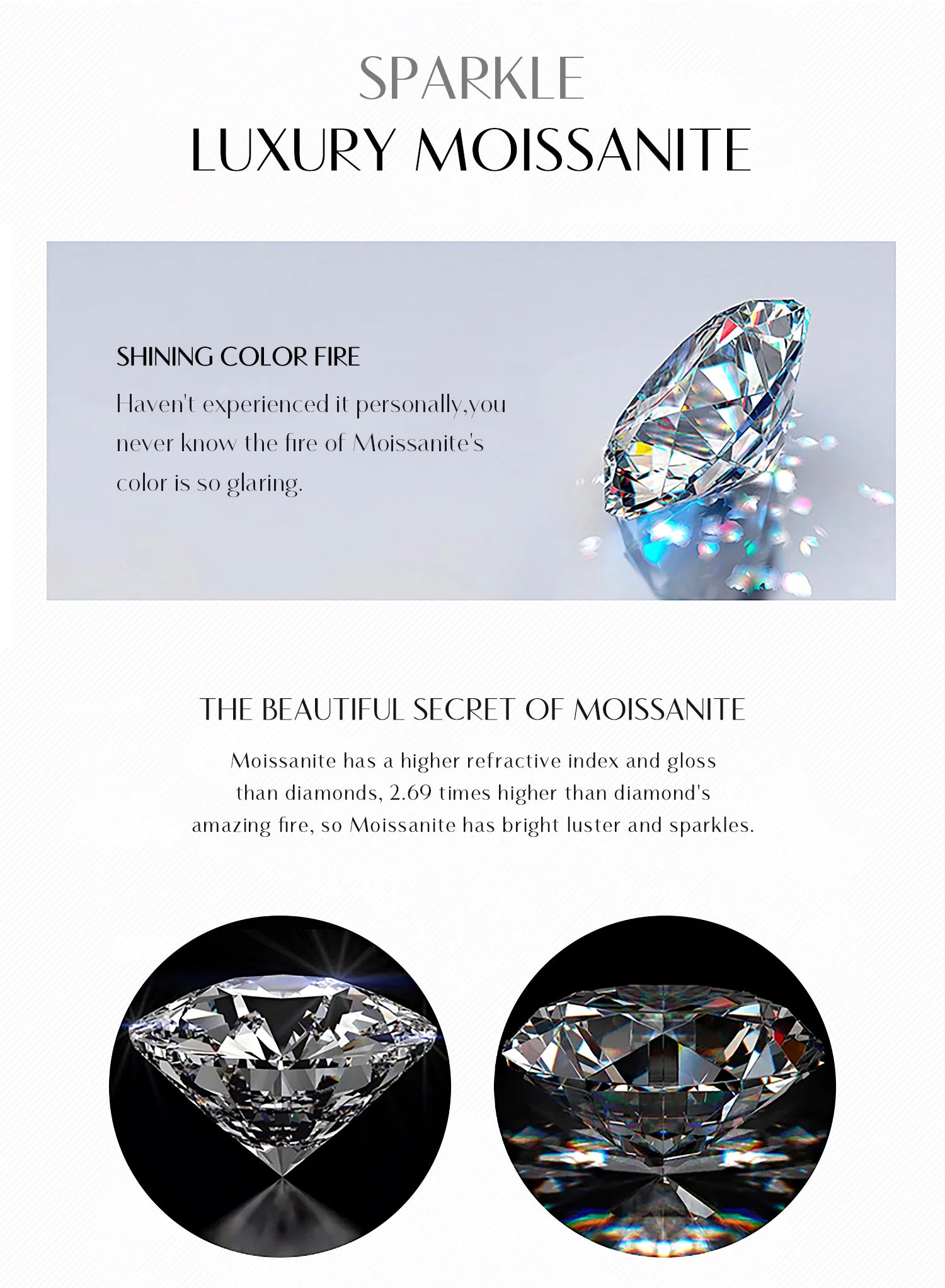 MODIAN D Color Moissanite Ring Delicate Square 925 Sterling Silver Lab Diamond Ring For Women Wedding Statement Jewelry