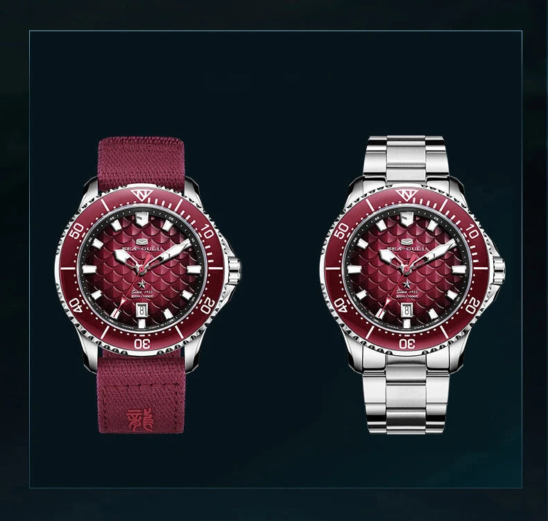 Seagull King of the Dragon Men's Watches Automatic Mechanical Watch Sports Diver 300M Waterproof Wristwatch Luxury 2024 New 1216