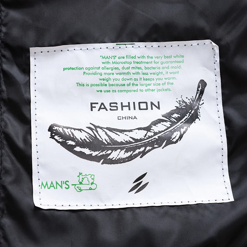 8XL Men New Autumn Winter Warm Waterproof Parkas Jacket Coat Mens Hooded Casual Outwear Detachable Hat Outfits Parkas Coat Male