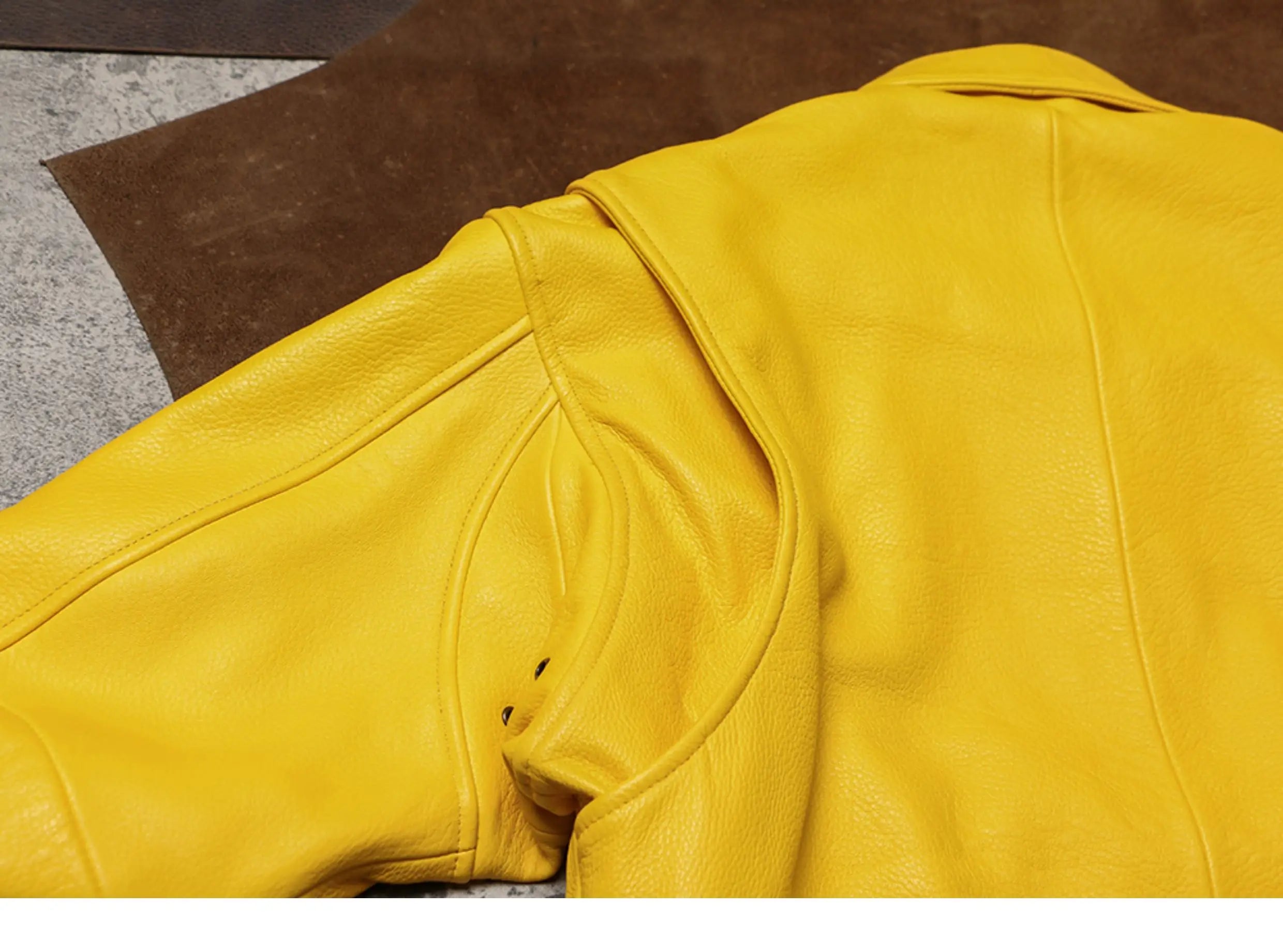 Mauroicardi Spring Autumn Cool Handsome Short Yellow Soft Pu Leather Jacket Men Turn-down Collar Luxury Designer Clothes 2025