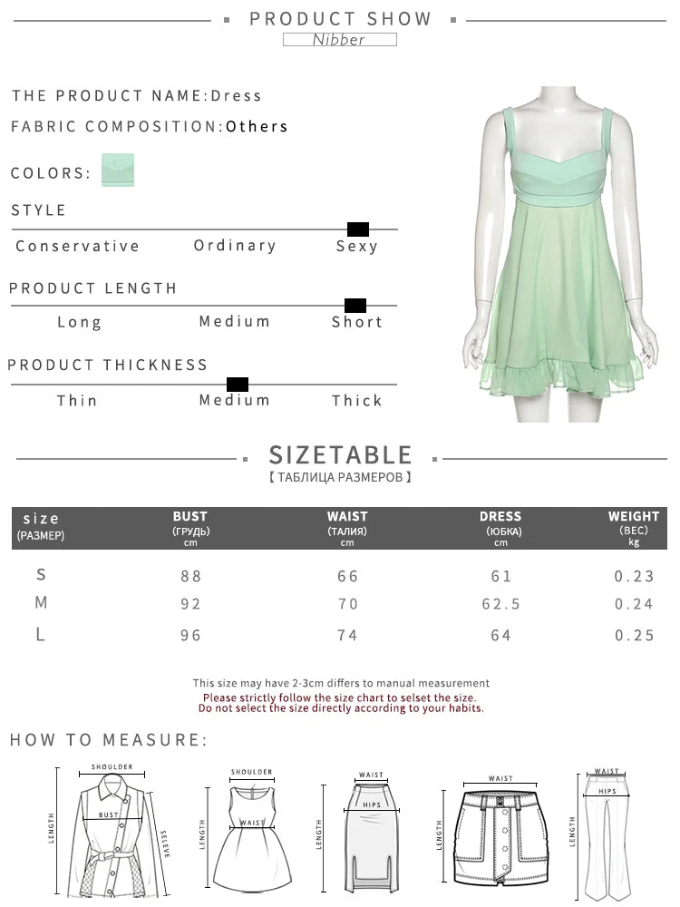Nibber Vestidos Elegantes Para Mujer Solid Color Cutout Slim Sling Dress Sexy Backless Ruffle Dress Female2023