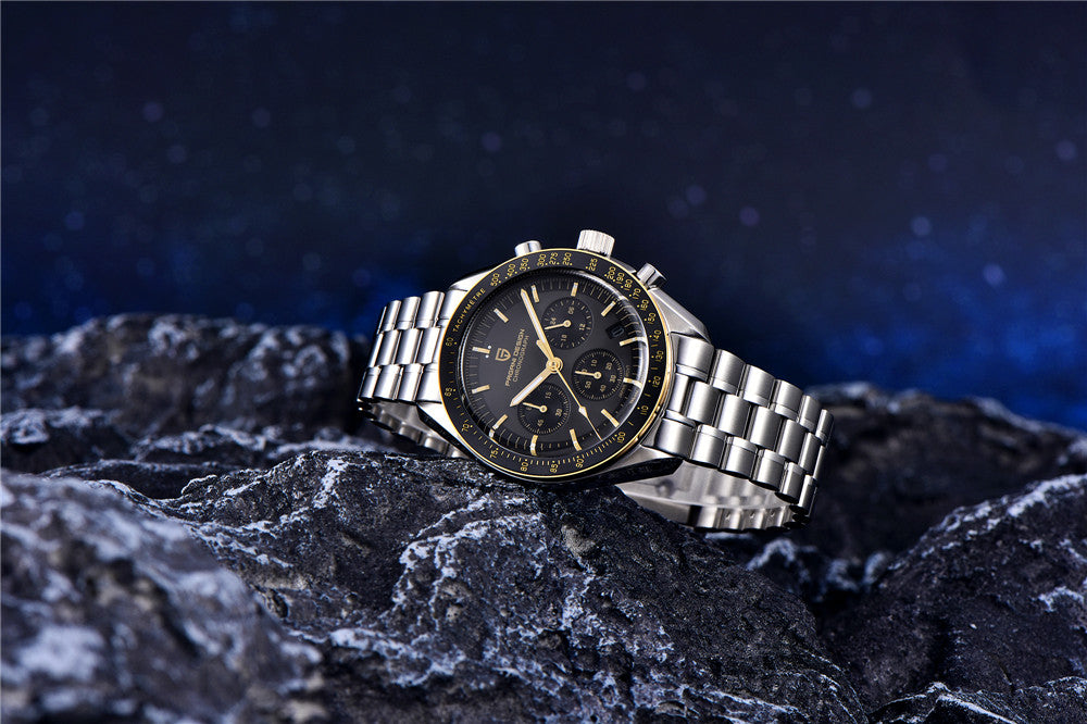 PAGANI DESIGN 2025 New Men's Watches Top Luxury Quartz Watch For Men Auto Date Speed Chronograph AR Sapphire Mirror Wrist watch