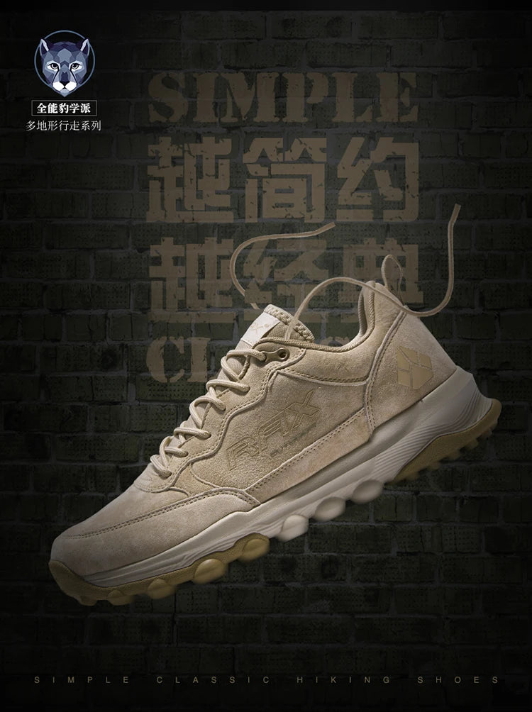 Rax Men's trekking shoes Women's army green trekking boots Breathable mountain climbing camping outdoor sports hunting walking s