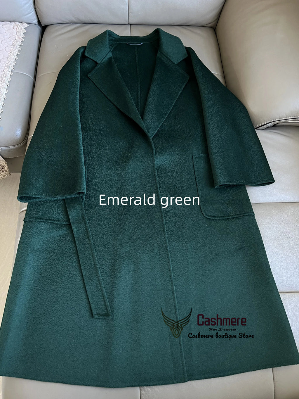 SPECIAL OFFER Cashmere Coat Female Winter Mid-Length Corrugated Coat Black Wool Coat Woman Autumn New Casual Fashion Beige Coat