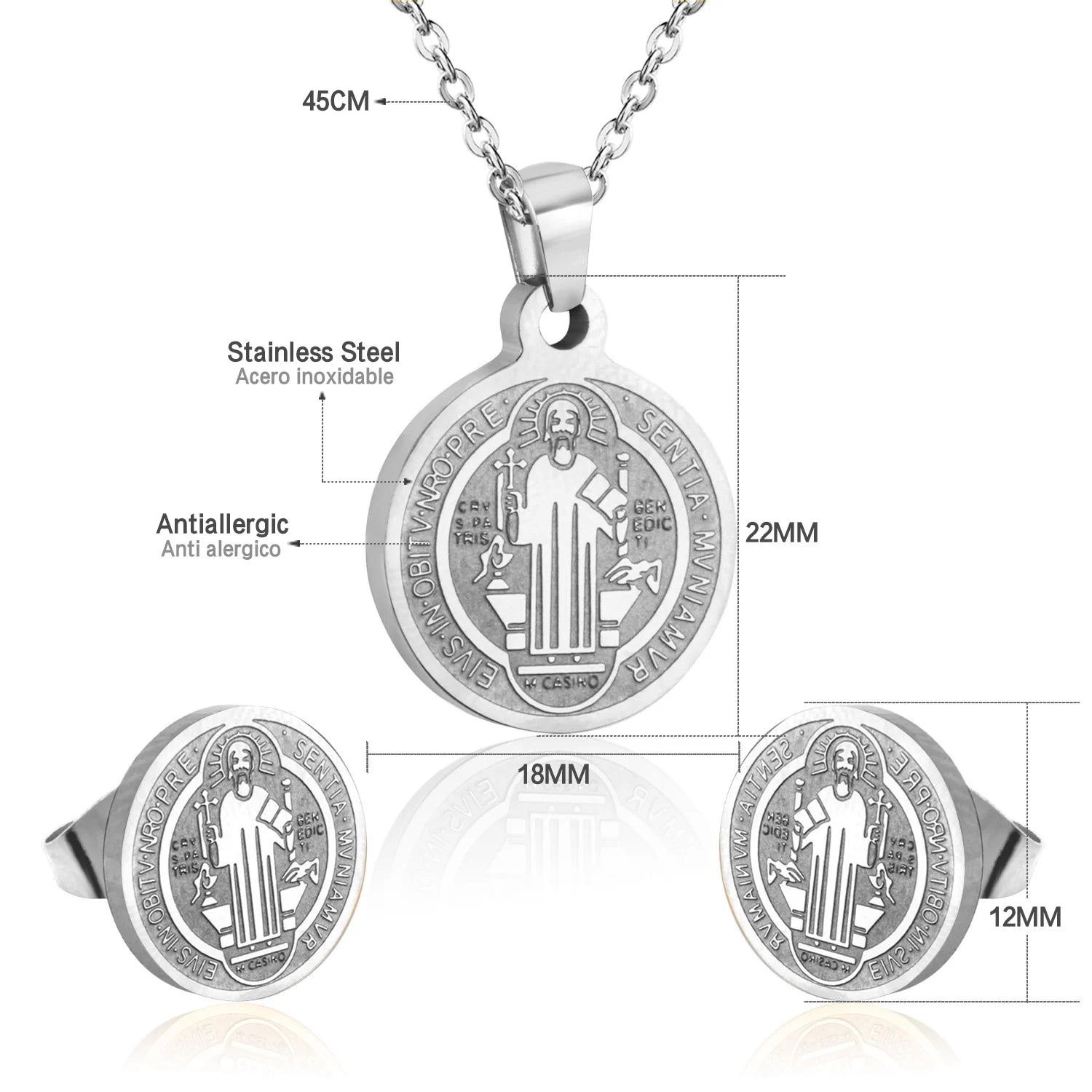 LUXUKISSKIDS Big Tree Of Life Charms Dubai Golden Jewelry Sets For Woman/Men Hippie Round Pendant Set of Necklace Earrings Punk