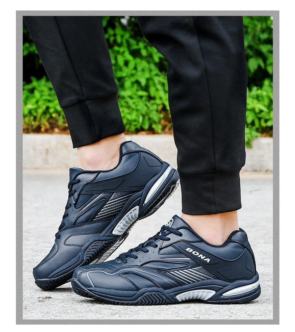BONA New Designers Table Tennis Shoes Men Indoor Sports Shoes Badminton Sneakers Breathable Sport Footwear Mansculino Comfy