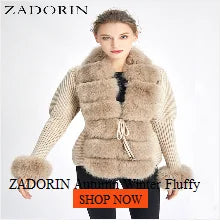 ZADORIN S-6XL Mink Coat Winter Black White Faux Fur Coat Woman Elegant Fluffy Faux Fur Jacket Top Short Fur Coats Woman Clothing