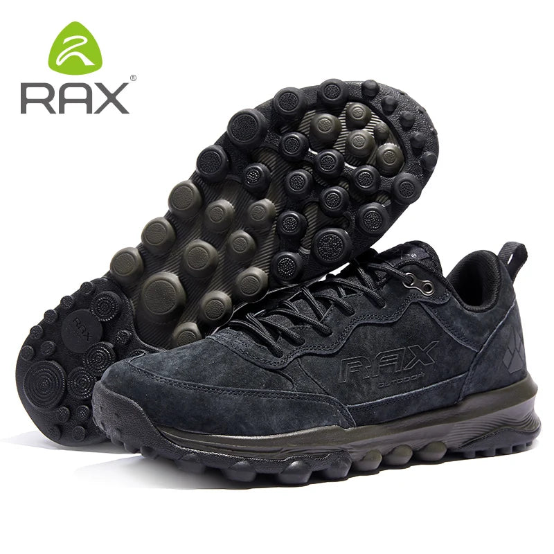 Rax Men's trekking shoes Women's army green trekking boots Breathable mountain climbing camping outdoor sports hunting walking s