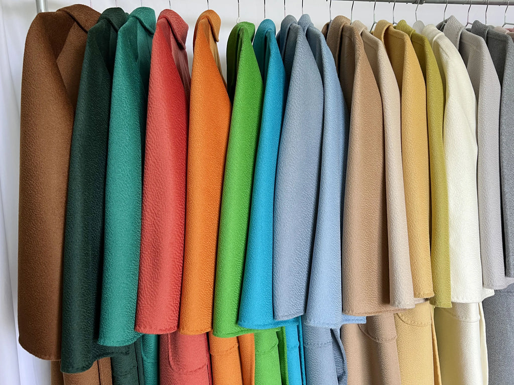 SPECIAL OFFER Cashmere Coat Female Winter Mid-Length Corrugated Coat Black Wool Coat Woman Autumn New Casual Fashion Beige Coat