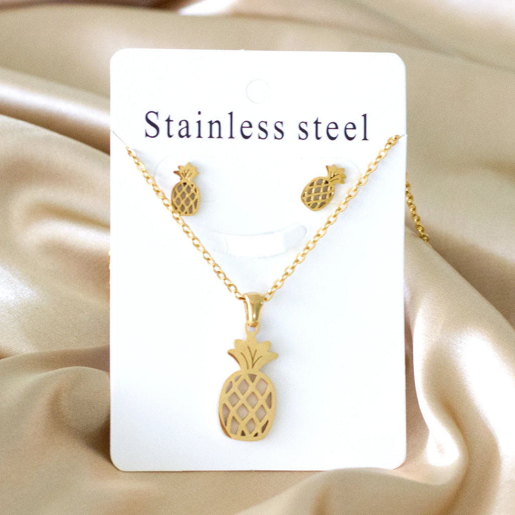 LUXUKISSKIDS Big Tree Of Life Charms Dubai Golden Jewelry Sets For Woman/Men Hippie Round Pendant Set of Necklace Earrings Punk