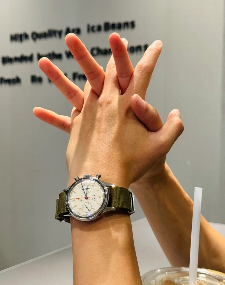 Seagull 1963 International Edition Men's Mechanical Watch Pilot Clock ST1901 Retro Chronograph Wristwatch Air Force Aviation New