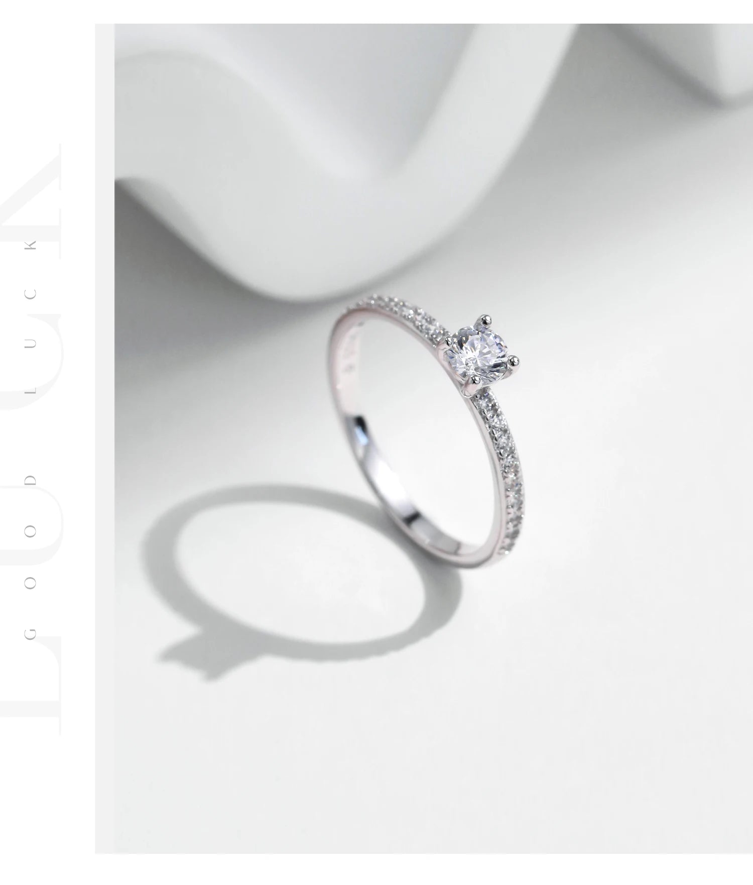 MODIAN D Color Moissanite Ring Delicate Square 925 Sterling Silver Lab Diamond Ring For Women Wedding Statement Jewelry