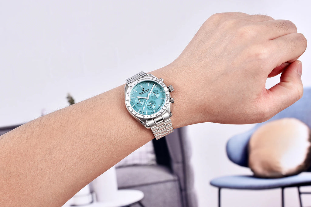 PAGANI DESIGN 2025 New Men's Watches Top Luxury Quartz Watch For Men Auto Date Speed Chronograph AR Sapphire Mirror Wrist watch