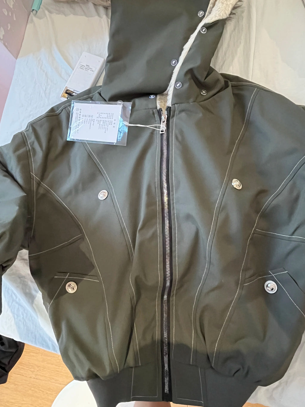 Y2k Street Vintage Warm Cardigan Loose Hoodie Women Autumn Winter Fashion Fur Collar Hat Hoodie Street Zipper Sweatshirt