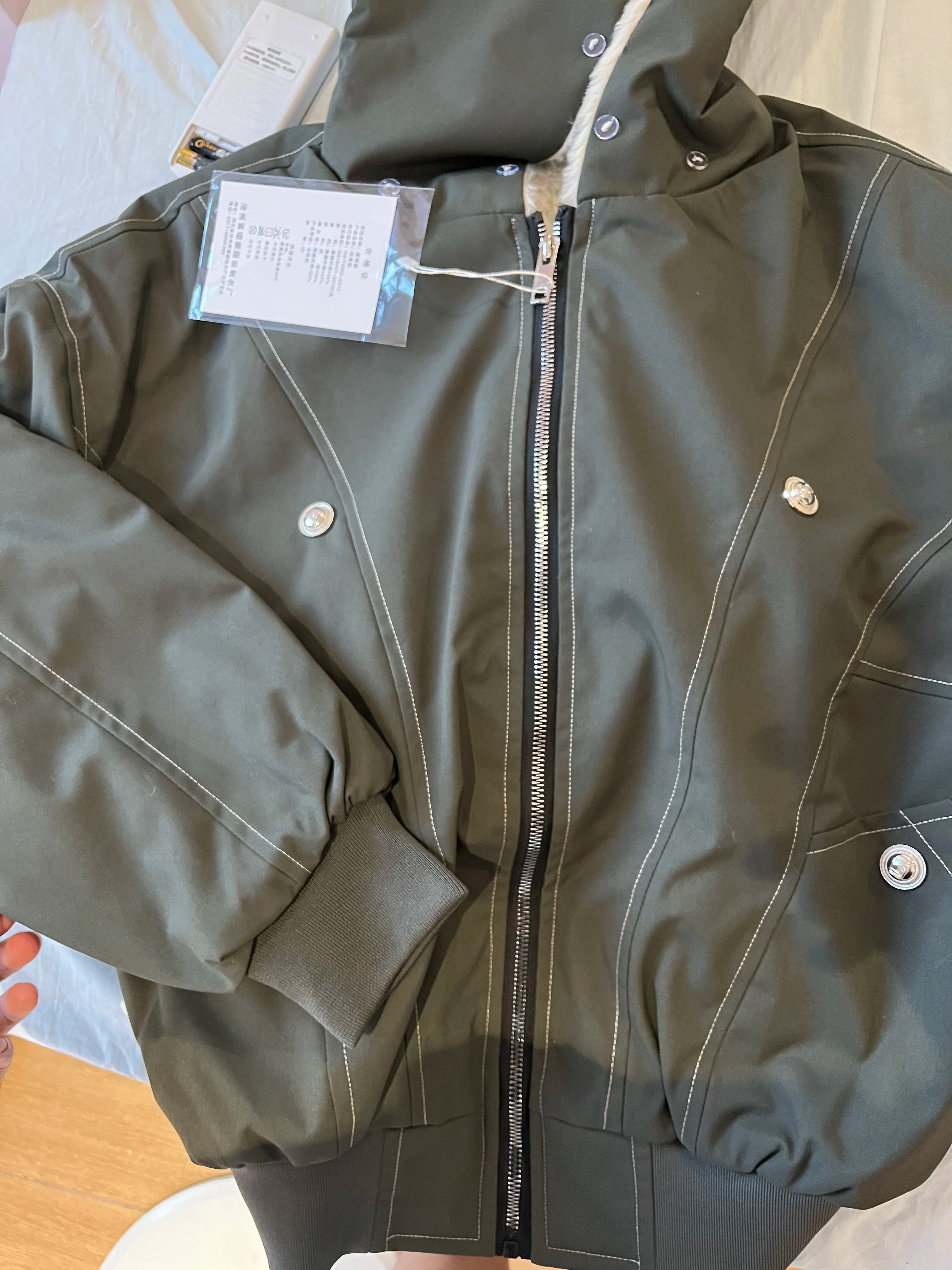 Y2k Street Vintage Warm Cardigan Loose Hoodie Women Autumn Winter Fashion Fur Collar Hat Hoodie Street Zipper Sweatshirt