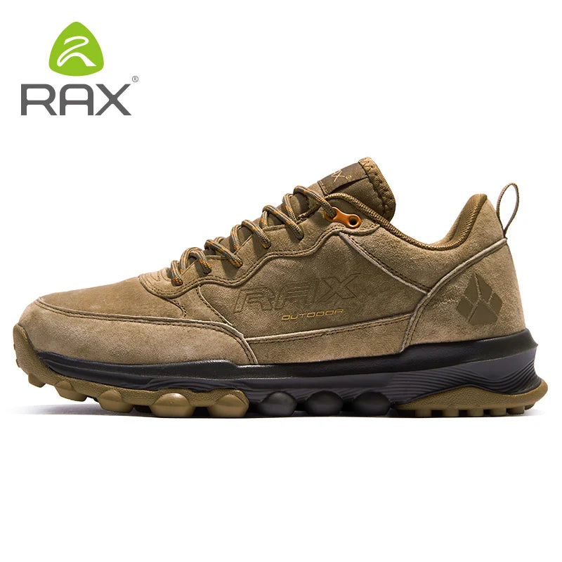 Rax Men's trekking shoes Women's army green trekking boots Breathable mountain climbing camping outdoor sports hunting walking s