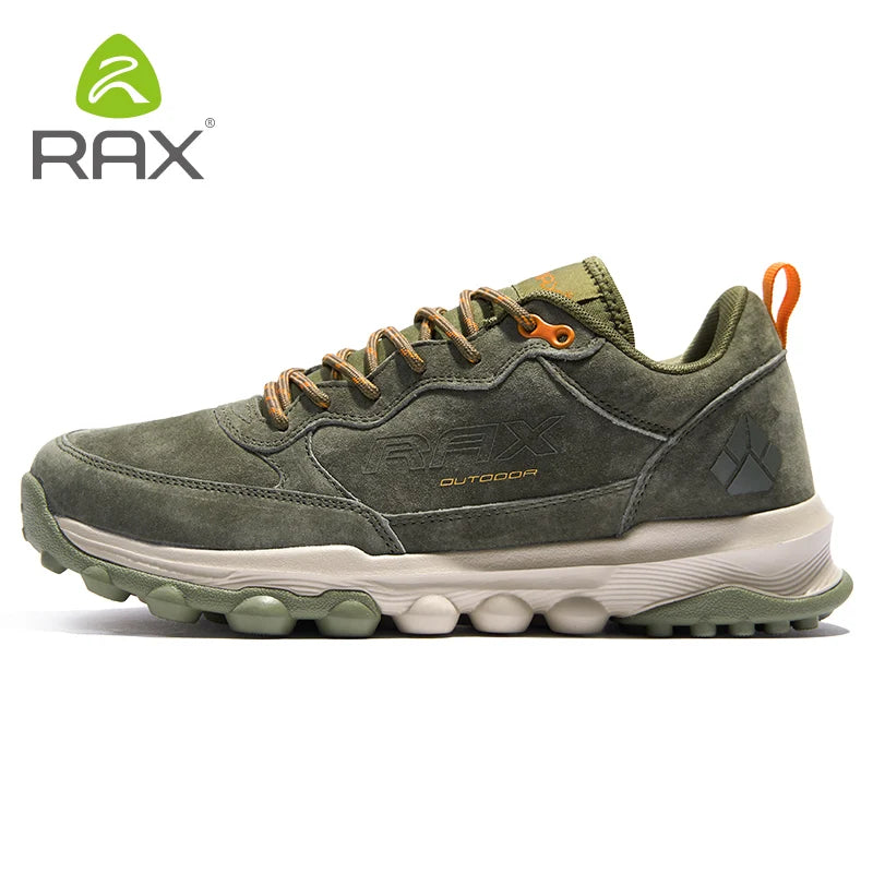 Rax Men's trekking shoes Women's army green trekking boots Breathable mountain climbing camping outdoor sports hunting walking s