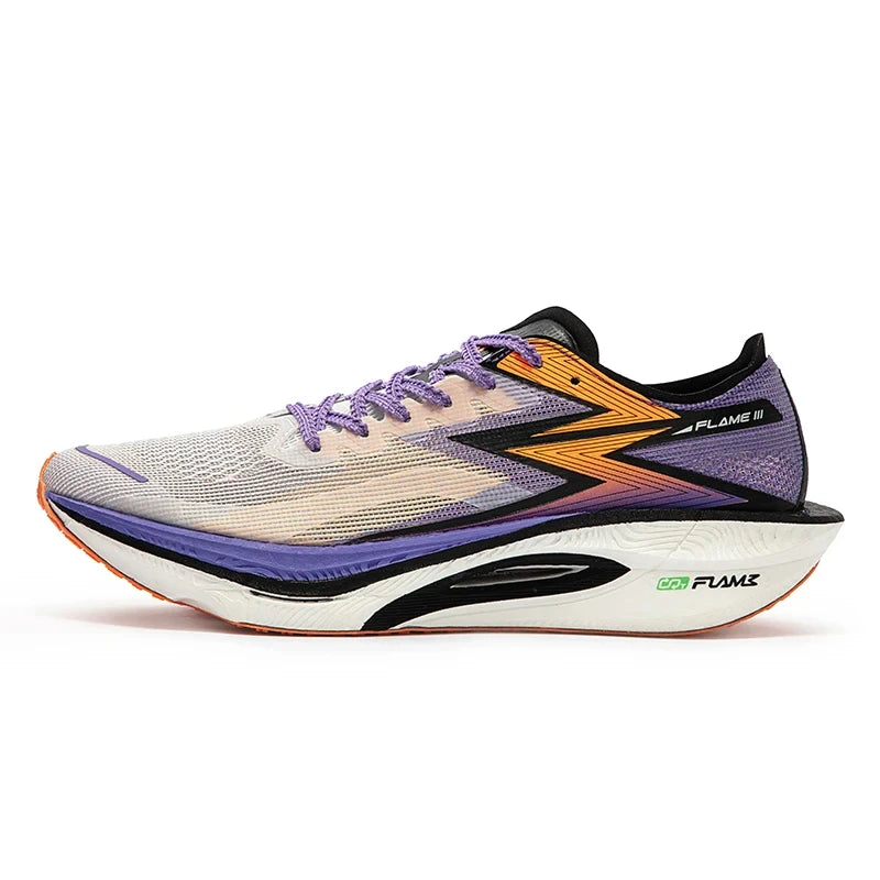 361 Degrees NEW Flame 3.0 Men Running Shoes Marathon Carbon Plate Racing Breathable Cushioning Non-Slip Sneakers Male 672412207