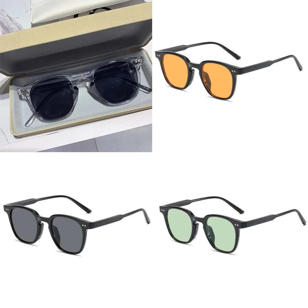 New Vintage Square Sunglasses Women Men Luxury Brand Small Round Sun Glasses Female Small Eyewear Oculos De Sol for Male Female