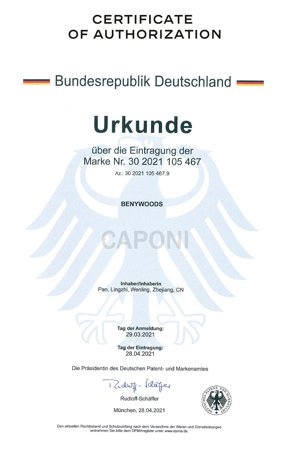 CAPONI Nylon Polarized Sunglasses High Quality Acetate Square Flat Design Sun Glasses For Men UV400 Protect Black Shades CP7499