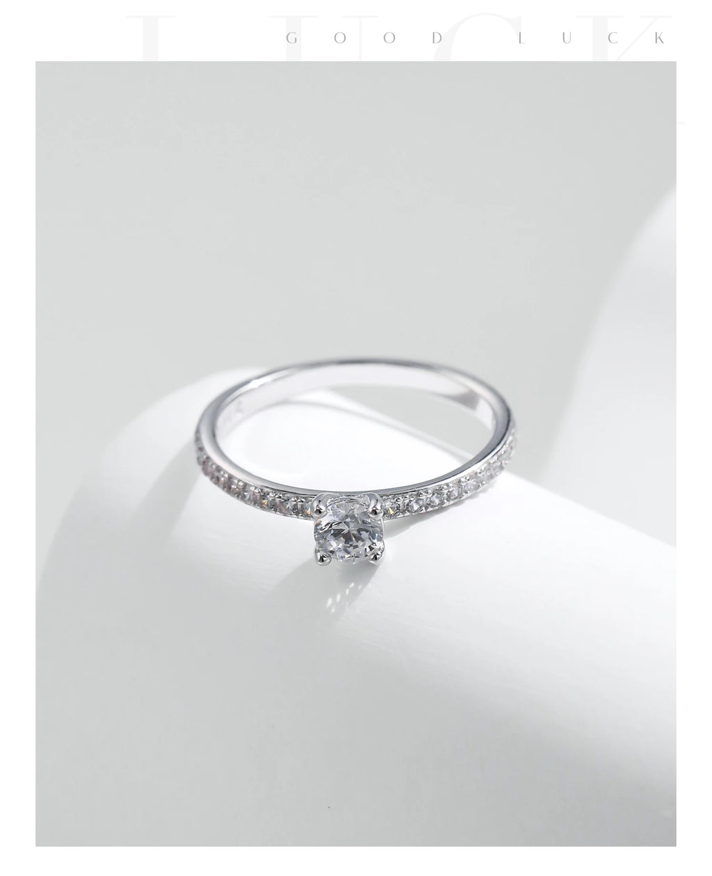 MODIAN D Color Moissanite Ring Delicate Square 925 Sterling Silver Lab Diamond Ring For Women Wedding Statement Jewelry